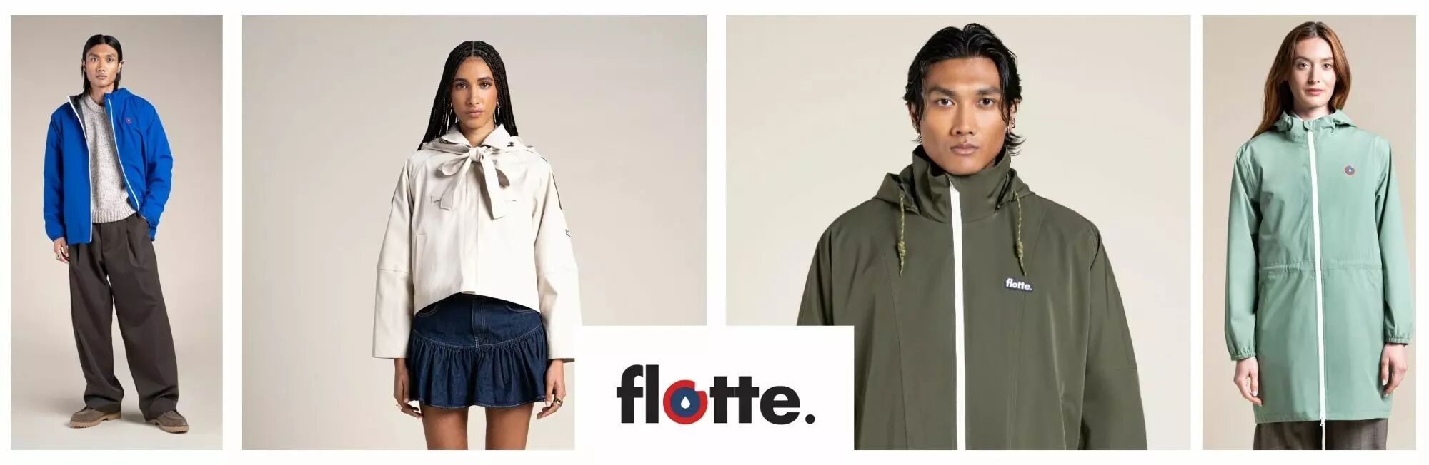 V�tements de pluie, trench coat, vestes, manteaux, �co-responsable, recycl�