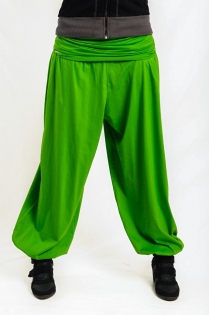 Pantalon harem basic uni pantalon ample au style minimaliste