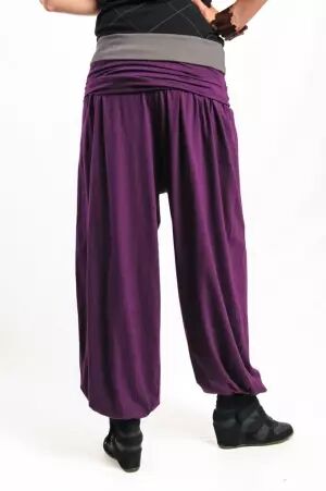 Pantalon harem basic uni pi�ce mode simple et fonctionnelle