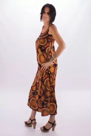 Robe Longue Popenguine Mandala robe boh�me moderne