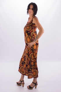 Robe Longue Popenguine Mandala robe boh&egrave;me spirituelle