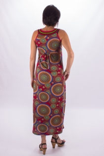 Robe Longue Popenguine Mandala robe fluide symbolique