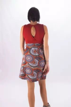 Robe Ma�lys Boh�mian Mandala robe f�minine styl�e