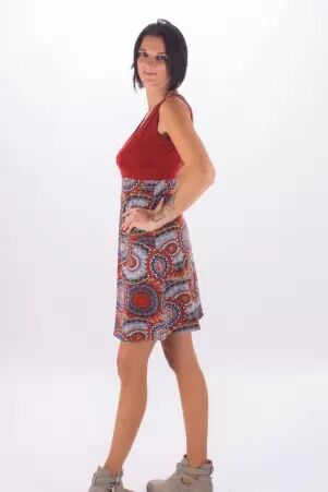 Robe Ma�lys Boh�mian Mandala robe f�minine styl�e