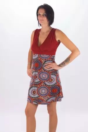 Robe Ma�lys Boh�mian Mandala robe f�minine styl�e