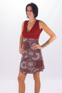 Robe Ma&eacute;lys Boh&eacute;mian Mandala robe f&eacute;minine artistique