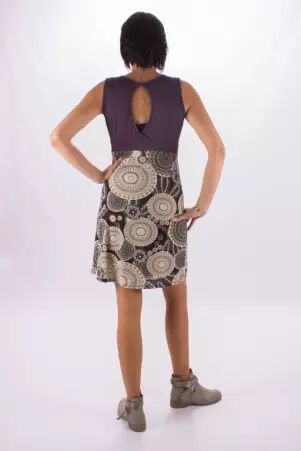 Robe Ma�lys Boh�mian Chic robe expressive color�e