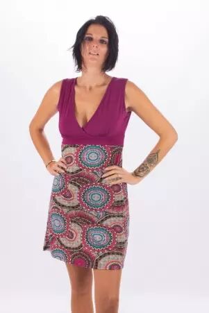 Robe Ma�lys Boh�mian Mandala robe f�minine styl�e