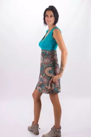 Robe Ma�lys Boh�mian Mandala robe f�minine styl�e