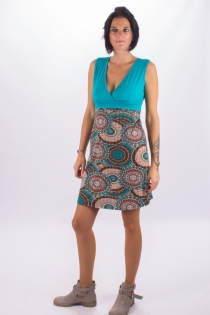 Robe Ma&eacute;lys Boh&eacute;mian Mandala robe f&eacute;minine styl&eacute;e