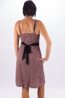 Robe Eva Twiggy robe fluide style r&eacute;tro