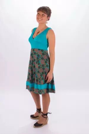 Robe Nouna bis Graphik coupe l�g�re