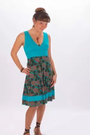 Robe Nouna bis Graphik coupe l�g�re