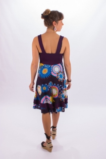 Robe Nouna bis Arty &agrave; imprim&eacute; artistique