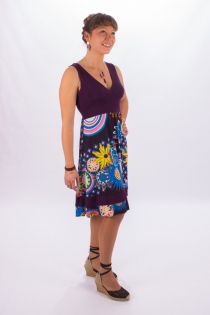 Robe Nouna bis Arty graphique et color&eacute;e