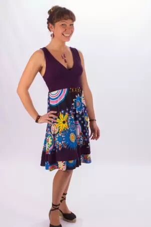 Robe Nouna bis Arty motif graphique