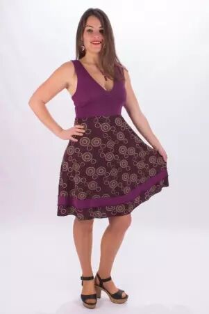 Robe Nouna bis Graphik coupe l�g�re