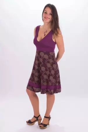 Robe Nouna bis Graphik coupe l�g�re