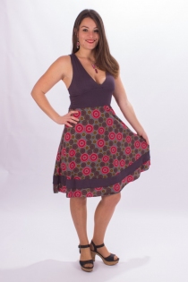 Robe Nouna bis Graphik coupe l&eacute;g&egrave;re