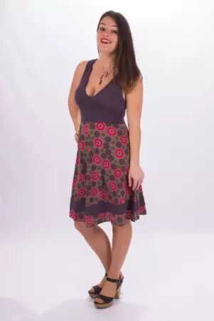 Robe Nouna bis Graphik coupe l�g�re