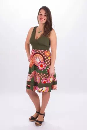 Robe Nouna bis Arty motif graphique