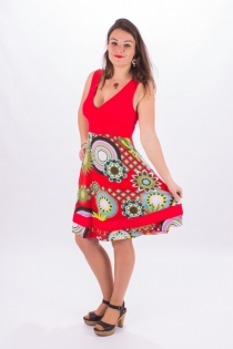 Robe Nouna bis Arty motif graphique