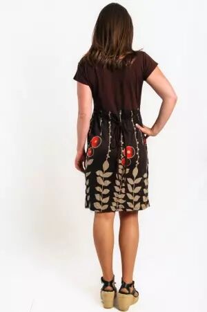 Robe Dewi Digital flower robe boh�me color�e