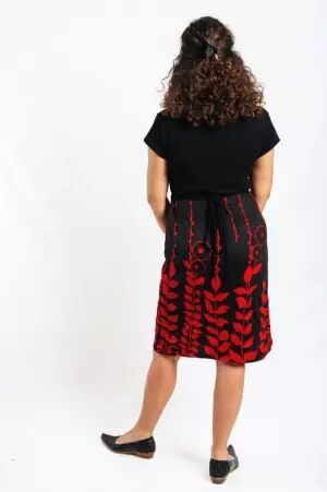Robe Dewi Digital flower robe boh�me color�e