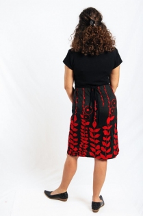 Robe Dewi Digital flower robe f&eacute;minine expressive