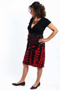 Robe Dewi Digital flower robe &eacute;l&eacute;gante fleurie