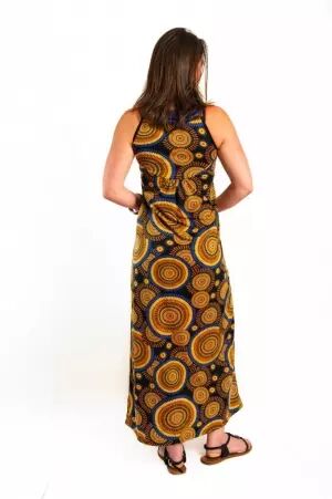 Robe Longue Popenguine Mandala robe boh�me moderne