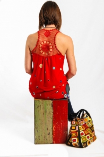 Robe Mao Bubbles robe ludique imprim&eacute;e