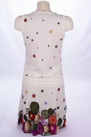 Robe Seventies Bubbles robe boh�me expressive et color�e