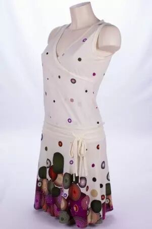 Robe Seventies Bubbles robe boh�me expressive et color�e