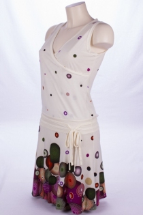 Robe Seventies Bubbles robe f&eacute;minine r&eacute;tro color&eacute;e