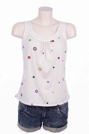 Top Panta� Bubbles top fluide motif bulles graphique