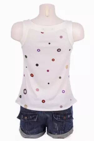 Top Panta� Bubbles top fluide motif bulles graphique