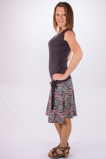 Robe Seventies Up Mina khani robe boh&egrave;me &agrave; motif graphique