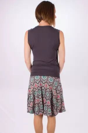 Robe Seventies Up Mina khani robe boh�me � motif graphique