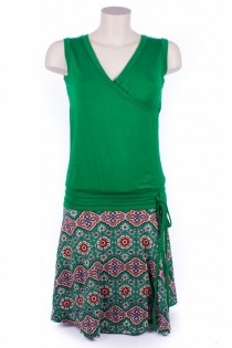 Robe Seventies Up Mina khani robe boh&egrave;me graphique color&eacute;e