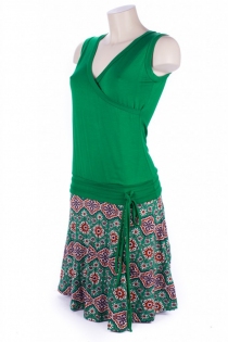 Robe Seventies Up Mina khani robe imprim&eacute;e vintage expressive