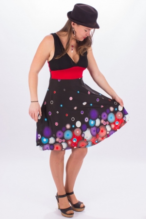 Robe Nouna Bubble graphique et l�g�re
