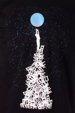Tee shirt Climb for earth Noir tee-shirt noir climb for earth graphique