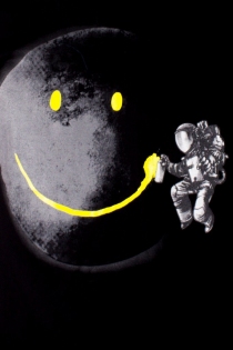 Tee shirt Cosmonaute Noir