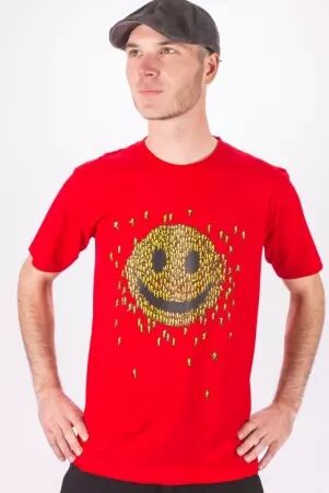 Tee shirt Smiley Rouge tee-shirt smiley rouge esprit fun