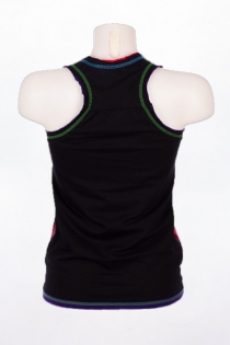 Debardeur &agrave; poches uni pi&egrave;ce contemporaine &agrave; la silhouette harmonieuse et structur&eacute;e