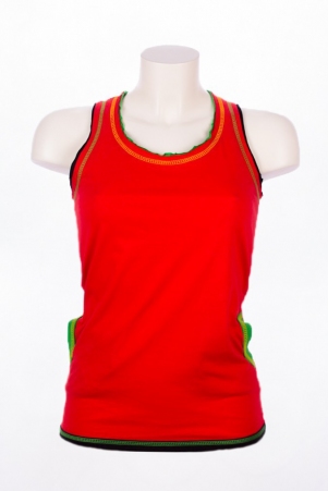 Debardeur � poches uni pi�ce vestimentaire au caract�re moderne et � l'esprit cr�atif