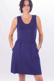 Robe Prune robe boh&egrave;me &agrave; l'allure naturelle