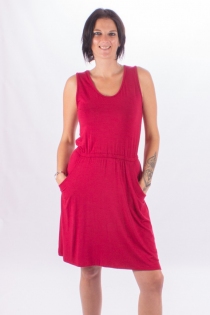 Robe Prune robe fluide &agrave; silhouette d&eacute;tendue