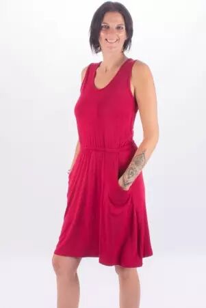 Robe Prune robe boh�me � l'allure naturelle
